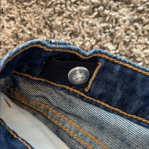 Old Navy Girls Blue Denim Shorts - Picture 6 of 9